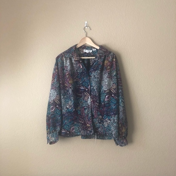 Oscar de la renta Button Down Blouse - Picture 1 of 4